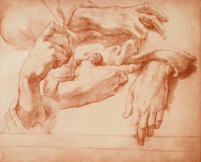 Study of Hands by Andrea del Sarto